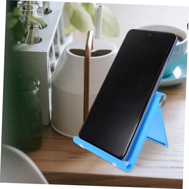 Balacoo Blue Phone Tablet Stand Holder for Desk Streaming Video Calls Lightweight - Image 5